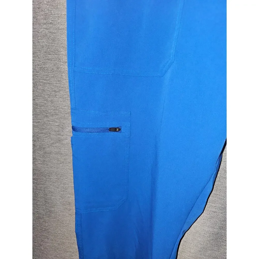 Mens Figs Cairo Cargo Technical Collection Blue Scrub Bottoms Sz XL